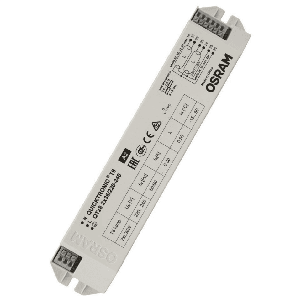 OSRAM BE.TMS ARM.2*36 2*36 Armatür Elektronik Balanslı