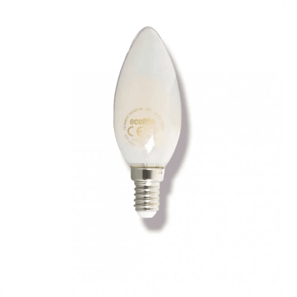 ECOLİTE C35.SOFT.4W.27K 4W E14 2700K C35 Dekoratif Led Ampül Soft Filament