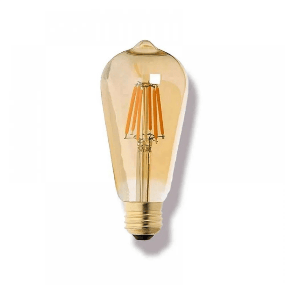 ECOLİTE ST64.GD.4W.22K 4W E27 2200K Led Filament Gold ST64 Ampül