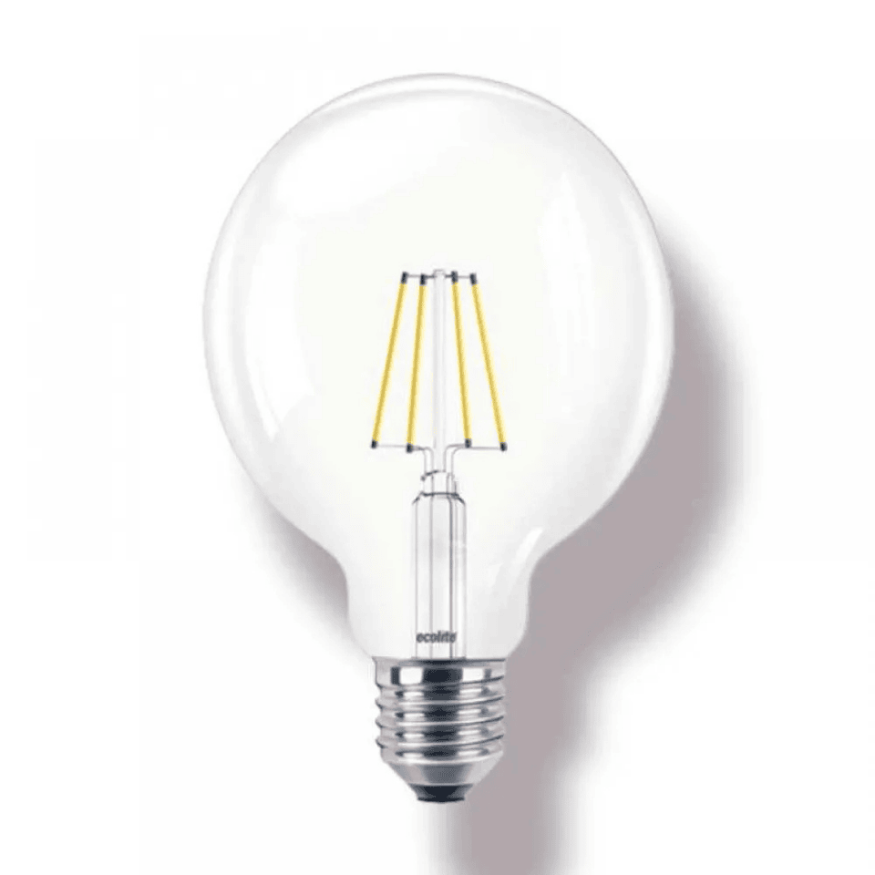 ECOLİTE G95.FL.7W.27K G9 7W 2700K E27 G95 Led Ampül Filament Gold Globe