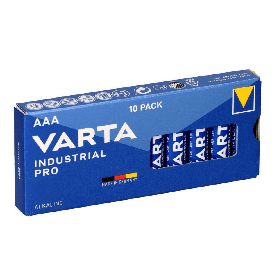 VARTA LR03 Industrial Pro Alkalin AAA İnce Kalem 10'lu Paket