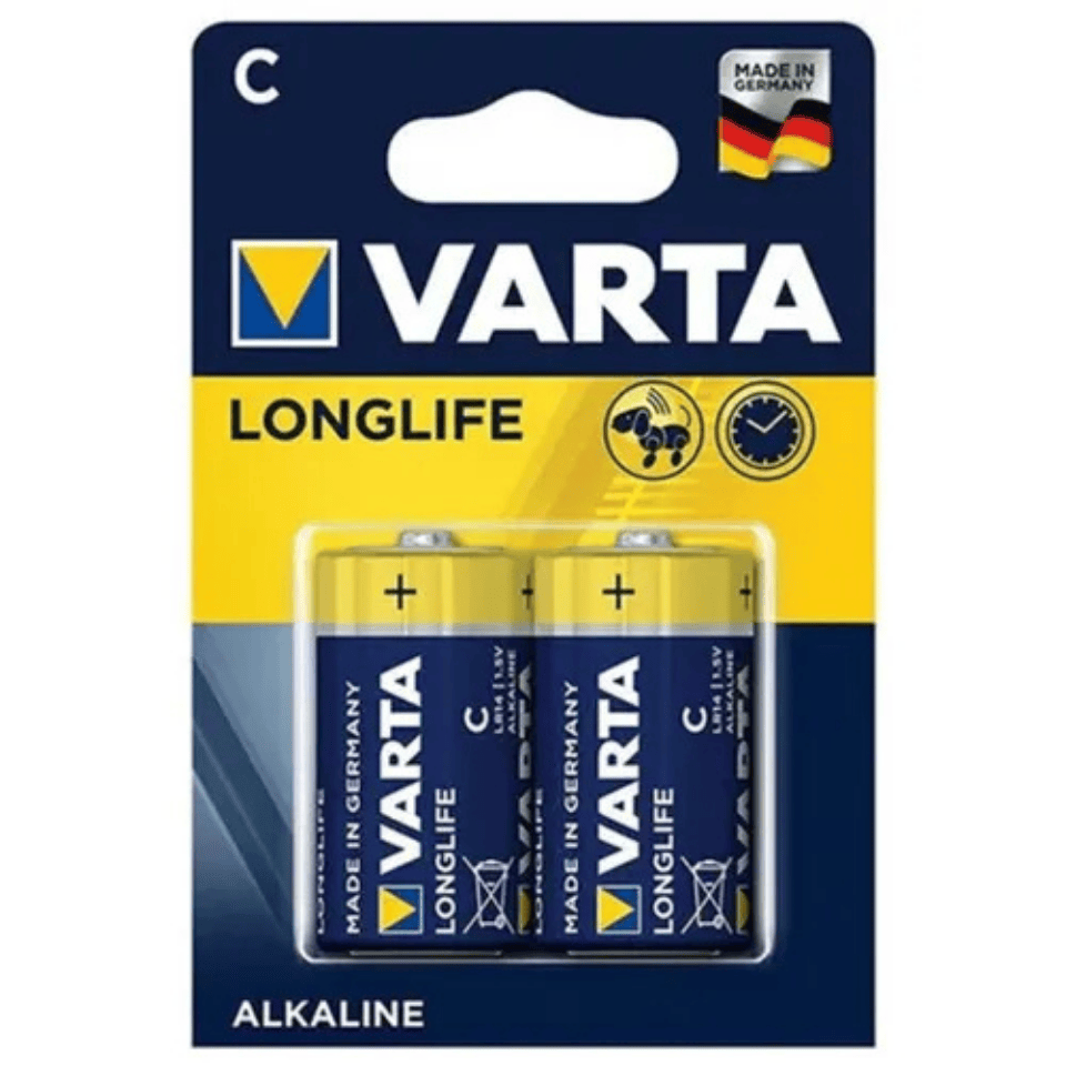 VARTA 4114-2 C Longlife Alkalin Orta Boy Pil
