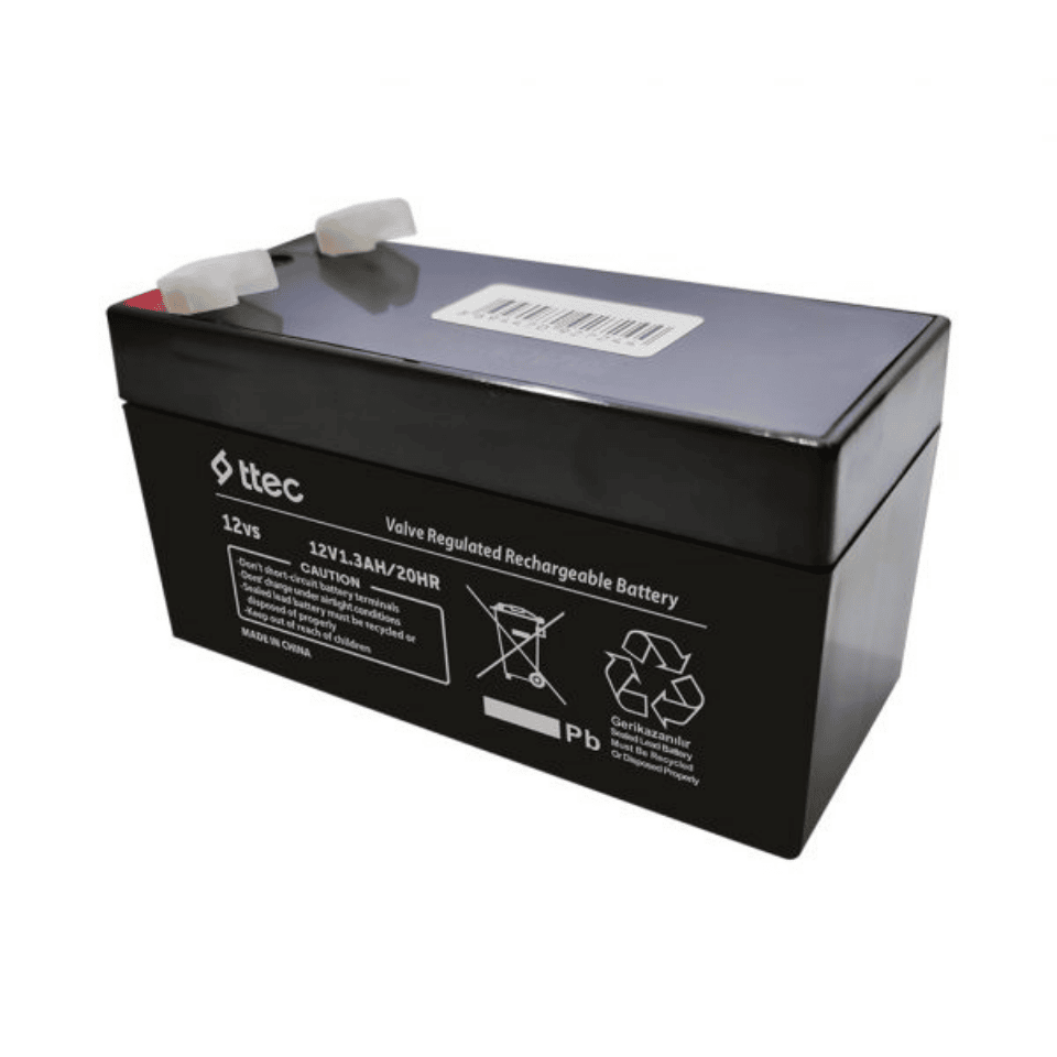 TTEC TTEC-12V 1,3AH 12V 1,3AH Bakımsız Kuru Akü
