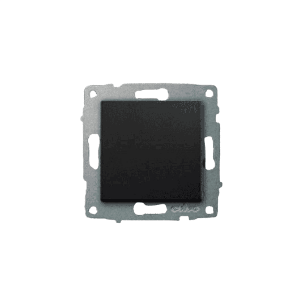 OVİVO 600-000217-200 Anahtar Modülü + Kapak Metalik Siyah