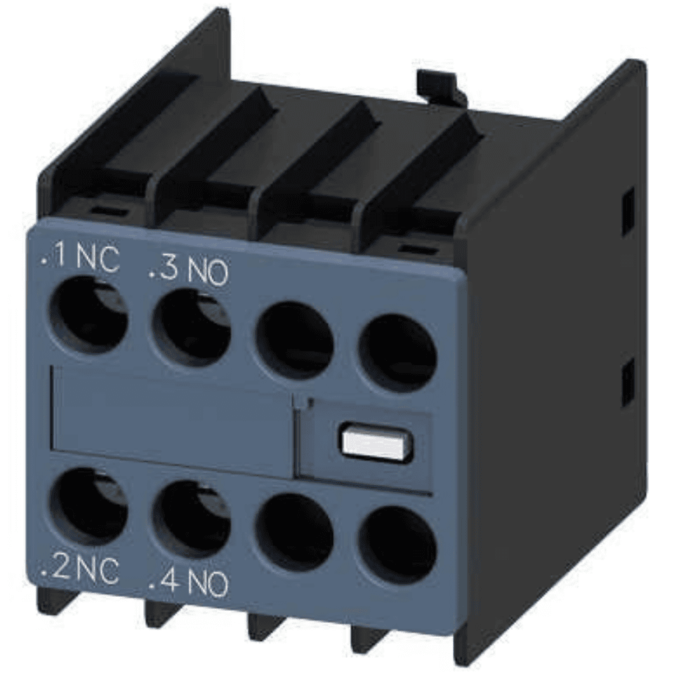 SIEMENS 3RH2911-1HA11 Yardımcı Kontak Bloğu 1NO+1NC BOY:S0-S00 3RT2 Üzerine Takılabilen Tipler