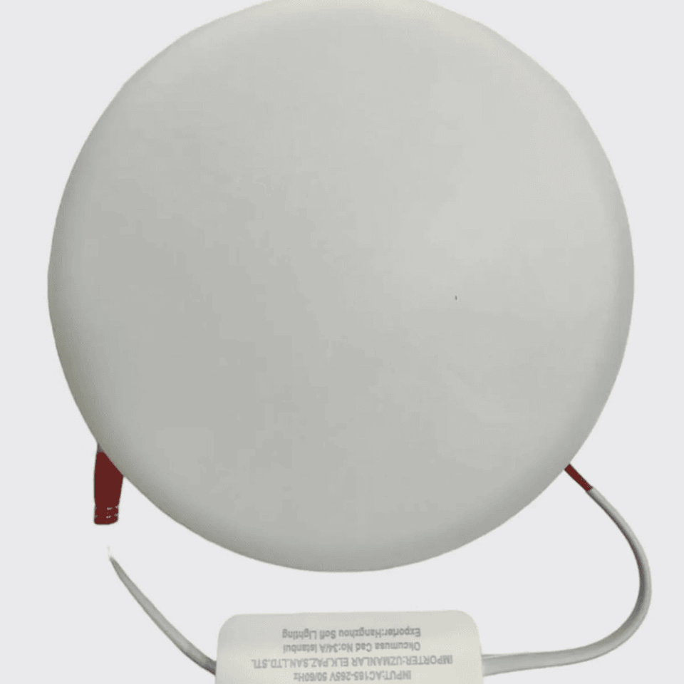 UZLIGHT UZ1853-6500K 32W Sıva Altı Yuvarlak Ayarlanabilir Panel Led 6500K(Beyaz)
