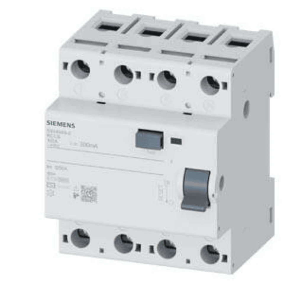 SIEMENS 5SV4645-0 4x125A 300mA Kaçak Akım Koruma Rölesi
