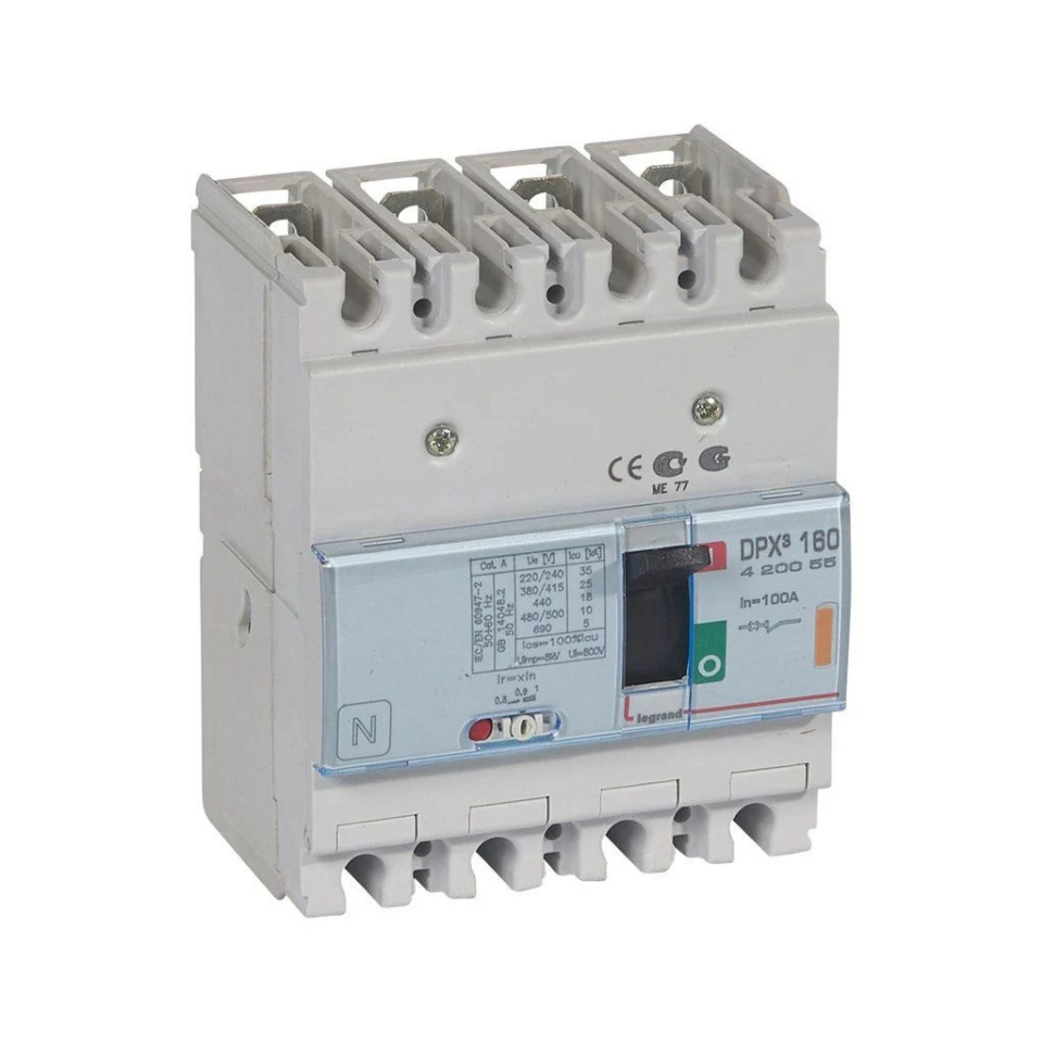 LEGRAND 420055 100A 25KA 4 Kutuplu Kompakt Şalter