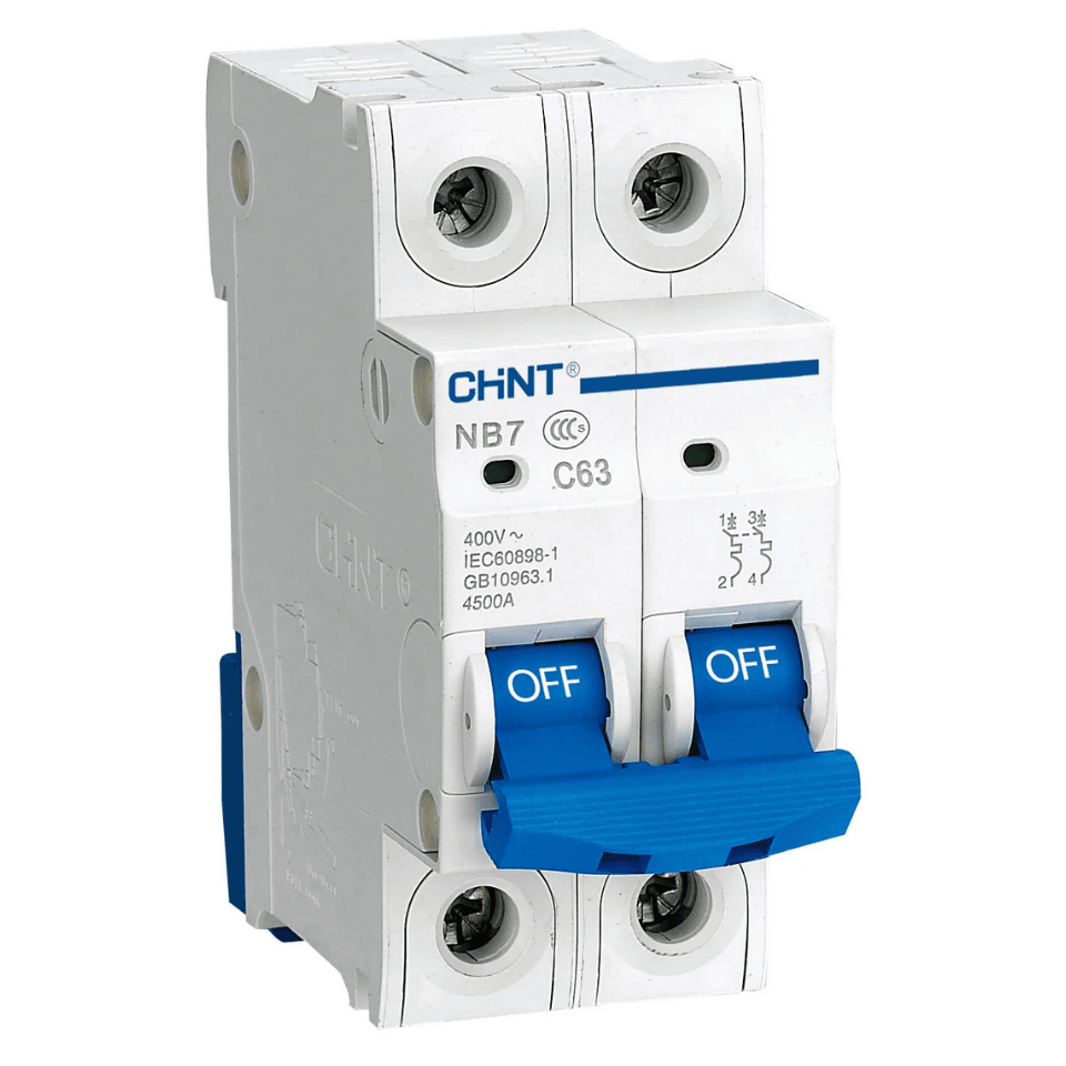 CHINT 192222 2x40A C Tipi 6kA NB7 Serisi Otomatik Sigorta