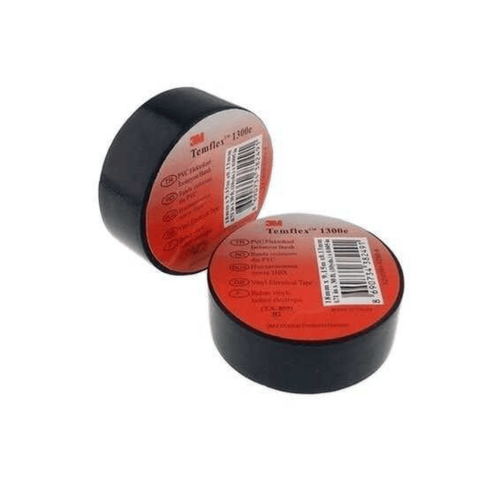 3M 40901 18mm*9,15mt*0,13mm Temflex İzolebant 1300E Siyah