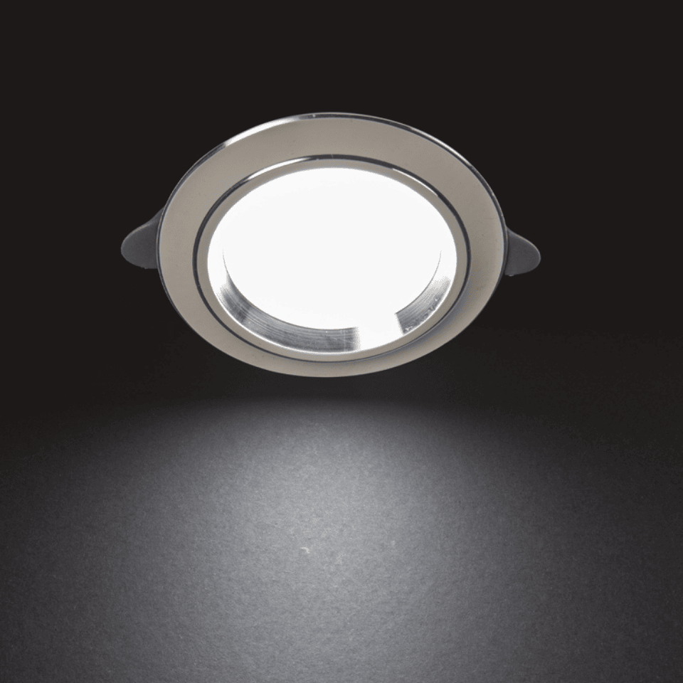 NOAS YL38-0512 5W Silver + White Kasa Led Spot 3200 K (Günışığı)