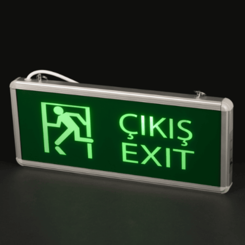 NOAS YLX-3003 Çift Yönlü Acil Çıkış Exit Armatür
