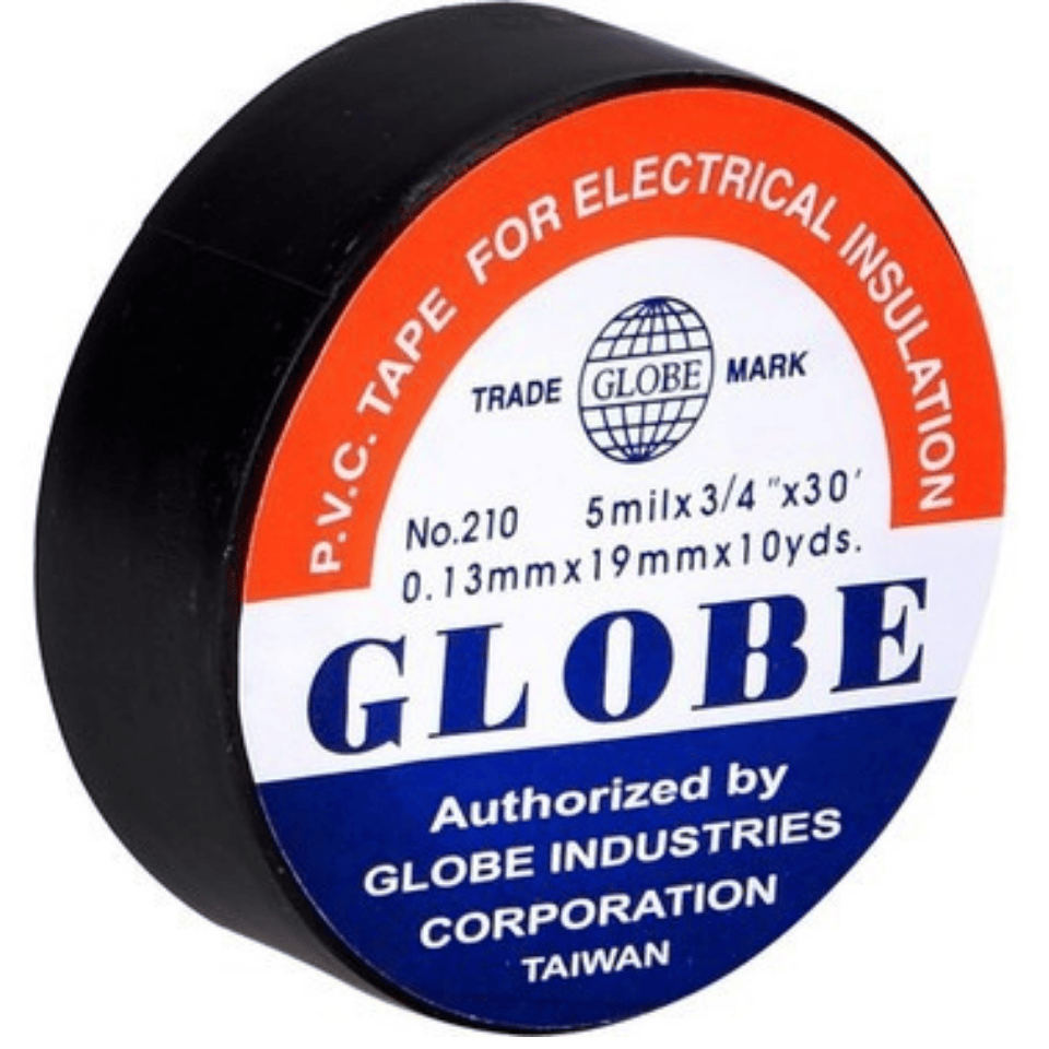 GLOBE BANT 0019-1 0,13mmx19mmx10yds  İzolebant Siyah