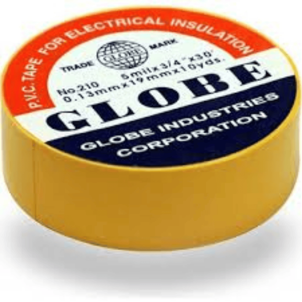 GLOBE Globe0012 0,13mmx19mmx10yds İzolebant Sarı