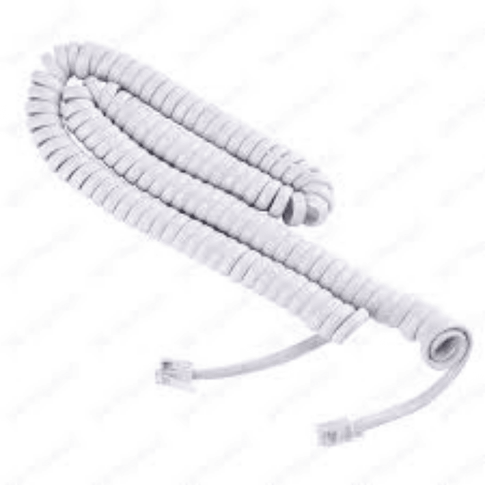 ENDER 2083-B Telefon Spiral Kablosu Beyaz Renk