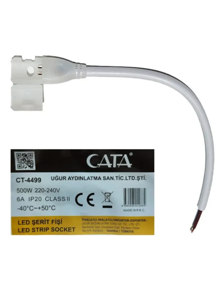CATA CT-4499 220V Şerit Led Fişi