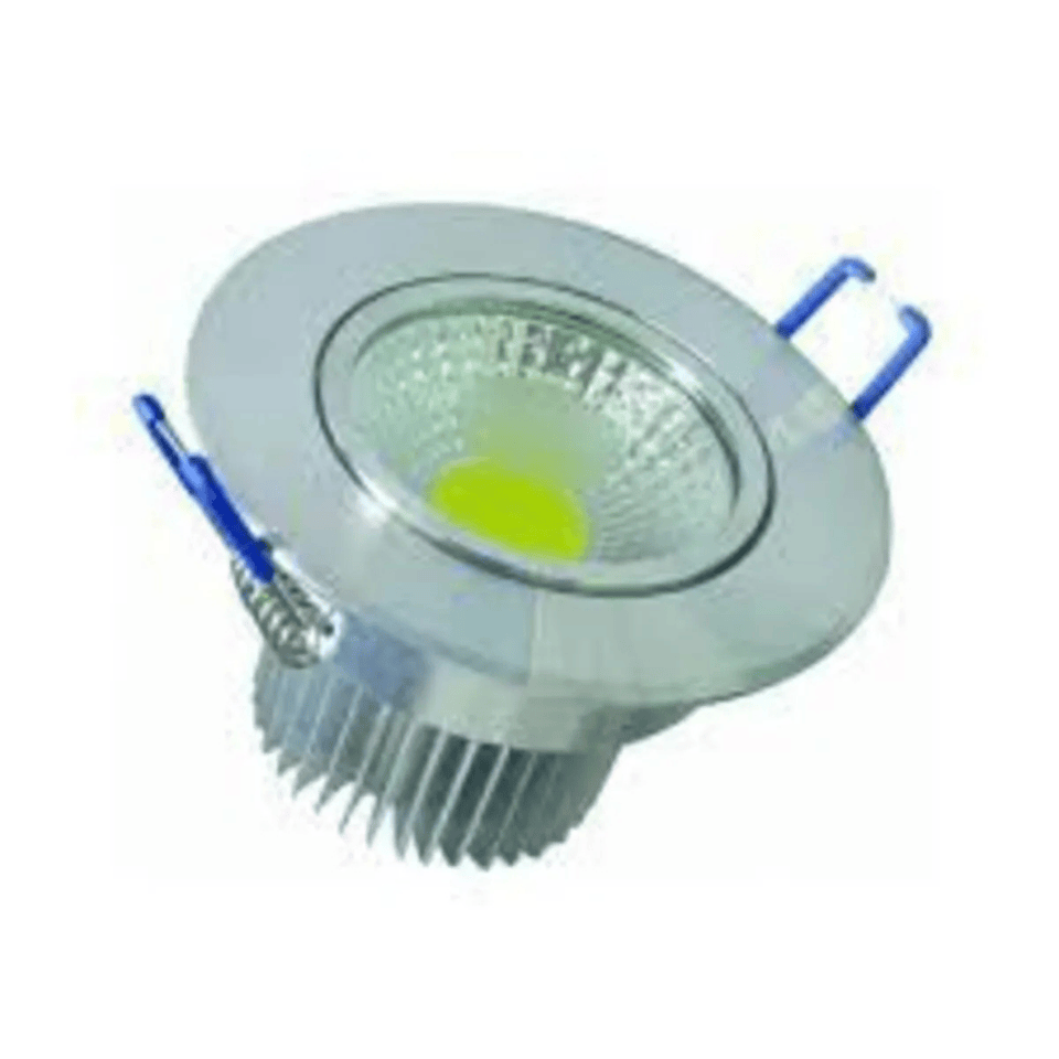 KENDAL KSL240 5W 3000K COB Ledli Downlight Spot Krom