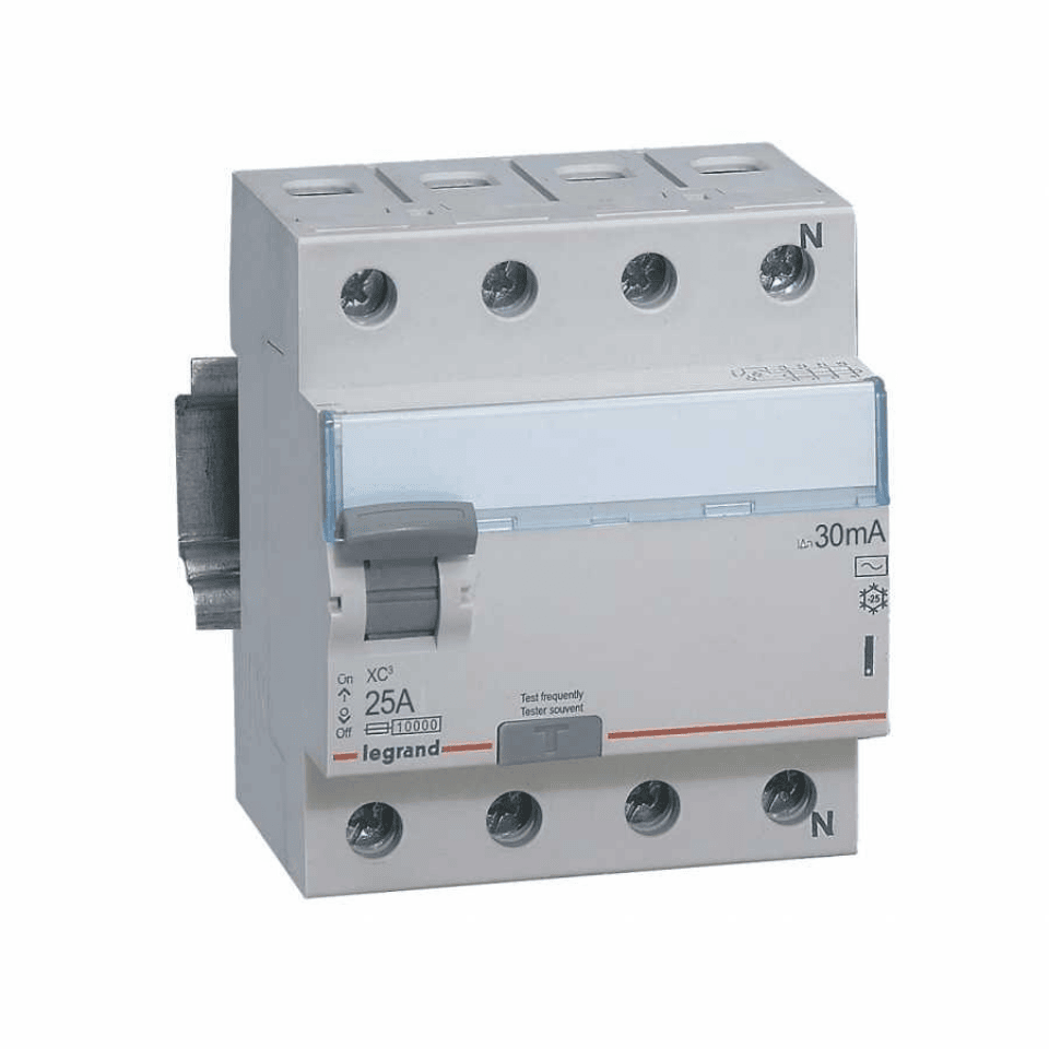 LEGRAND 403190 AC Tipi 4X25A XC³ 30mA Kaçak Akım Koruma Rölesi