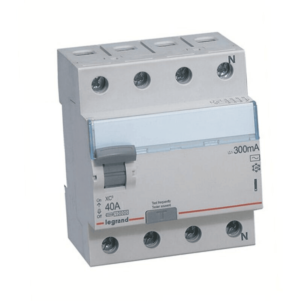 LEGRAND 403195 AC Tipi 4X40A XC³ 300mA Kaçak Akım Koruma Rölesi