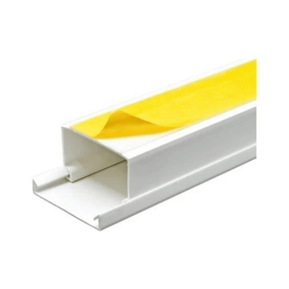 AKİŞ APSKY 40016 Yapışkanlı Bantlı Kablo Kanalı Beyaz 40x16 mm