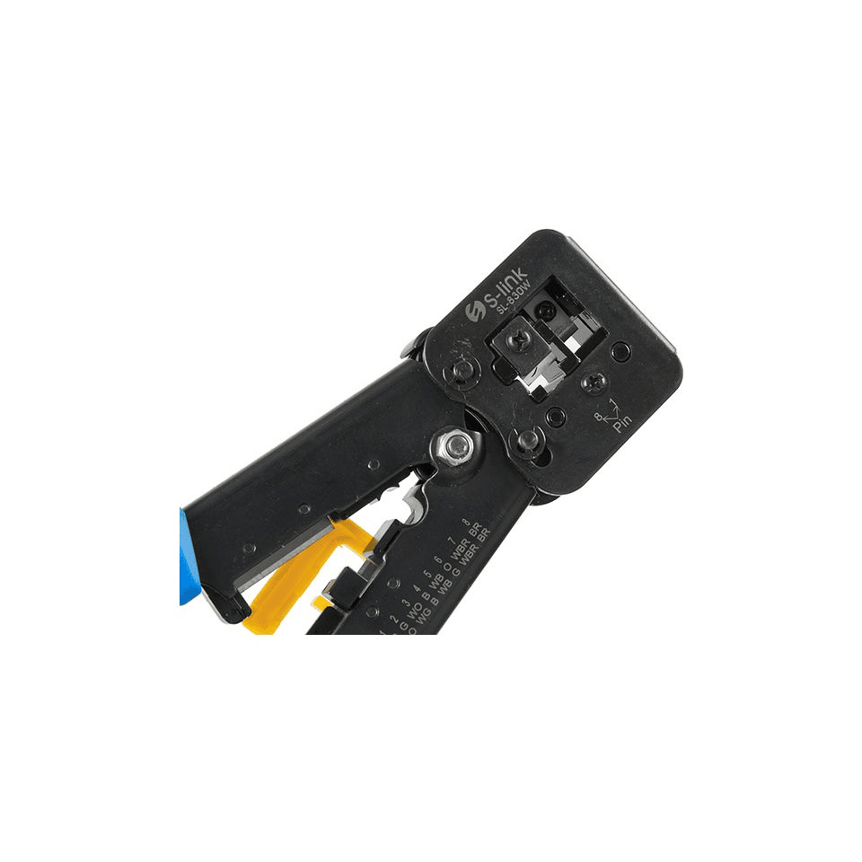 S-LINK SL-830W Sıkma Pensesi (EZ Serisi Yeni Nesil) CAT6 RJ45 CLASS