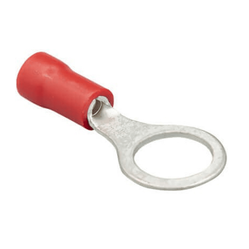 GWEST 3006 GYU-801 0.50-1.50 mm² Kırmızı Yuvarlak Tip İzoleli Kablo Ucu (200 Ad.)
