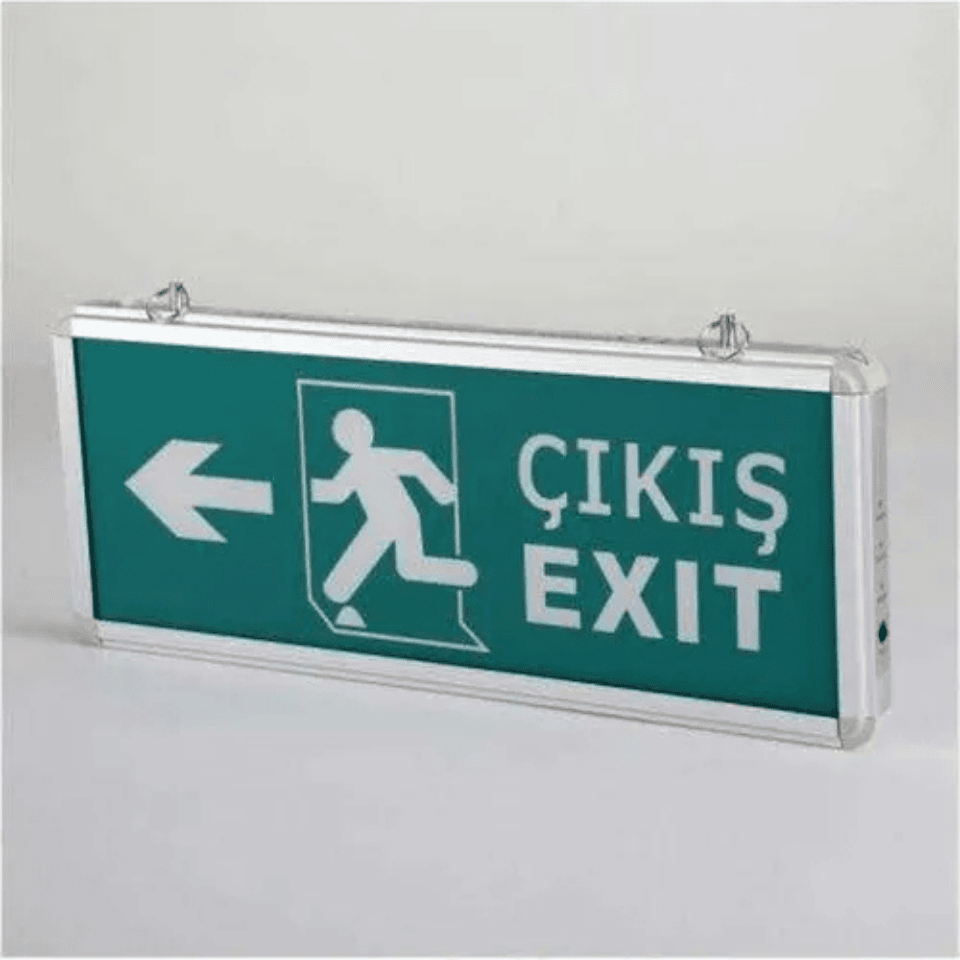 CATA CT-9170 Led Sağ Sol Çift Yönlü  Exit Armatürü 3 Saat Akülü