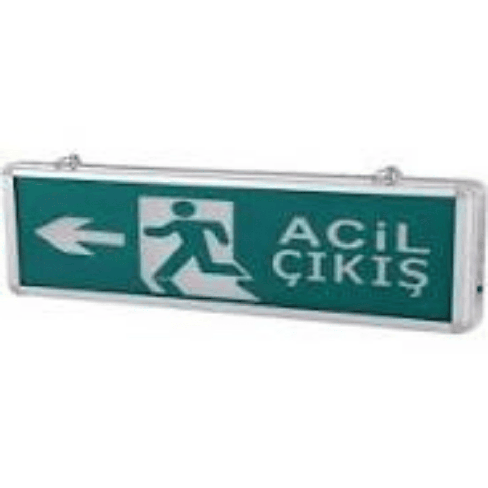CATA CT-9179 3W Led Sağ Sol Yönlü  Exit Armatürü 3 Saat Akülü
