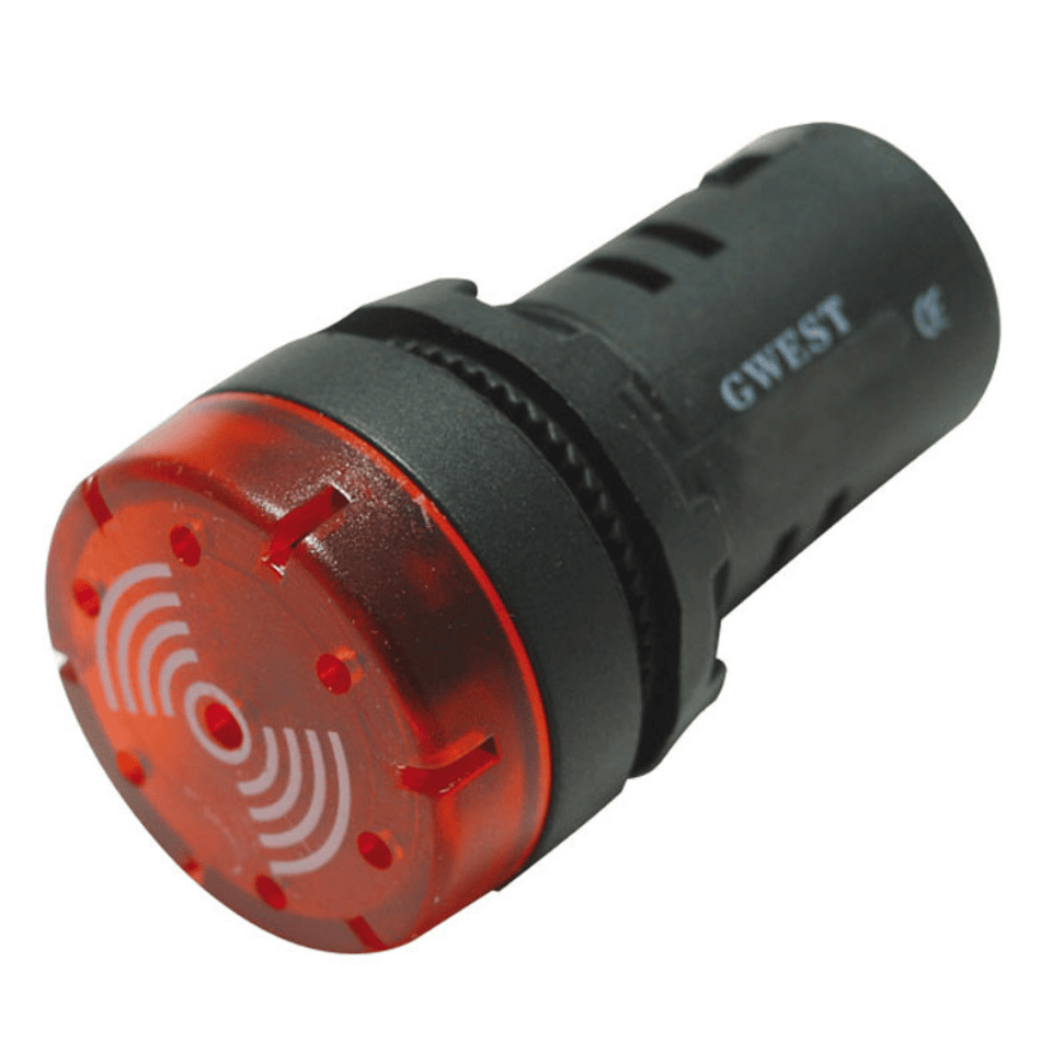 GWEST 6641 22DS/MS24 ∅ 22 mm 24 V Sesli Led Flaşör İkazlı Buzzer