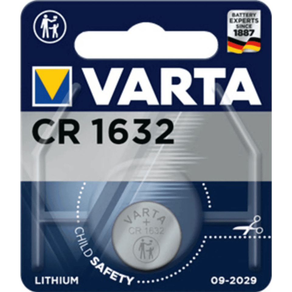 VARTA 6632-1 CR1632 3V Lithium Pil 1li