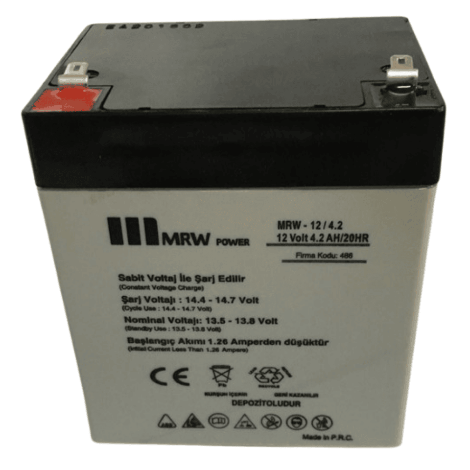 MRW LED MRW-12/4,2 12 V 4.2 AH Kuru Tip Akü
