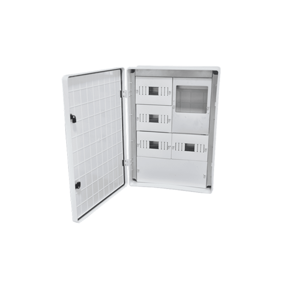 YAVUZ PANO POLİ 043 18 Sigortalı + 25A-160A Kompakt Şalter + Trifaze Sayaç Dağıtım Panosu