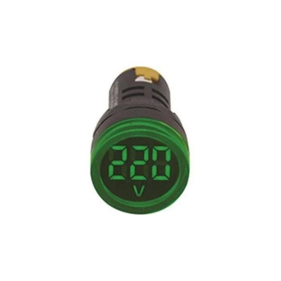 GWEST 6502 Ø 22mm Yeşil 24V-550V Voltmetre