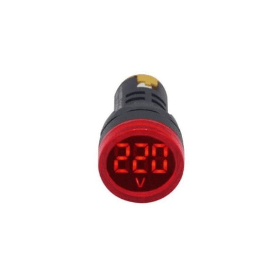 GWEST 6501 Ø 22mm Kırmızı 24V-550V Voltmetre