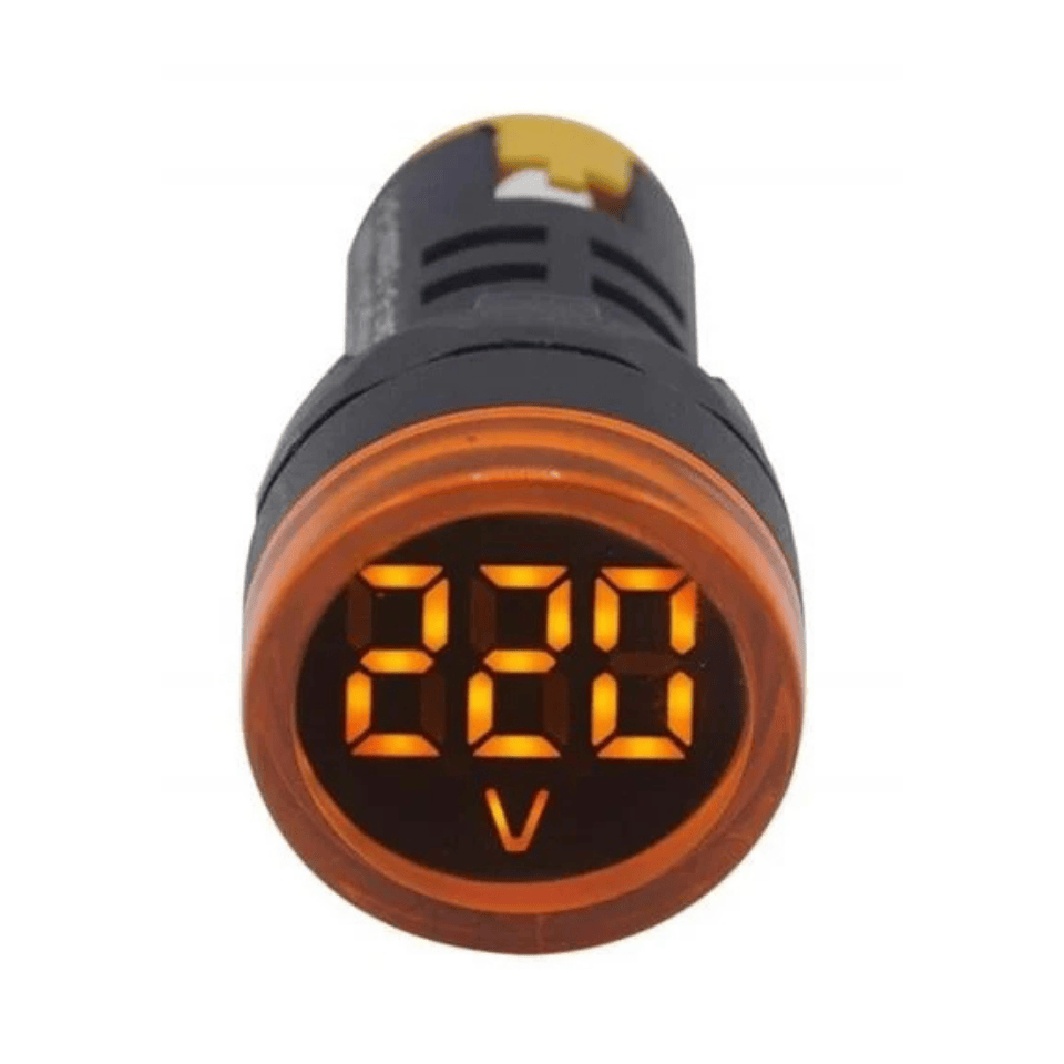 GWEST 6503 Ø 22mm Sarı 24V-550V Voltmetre