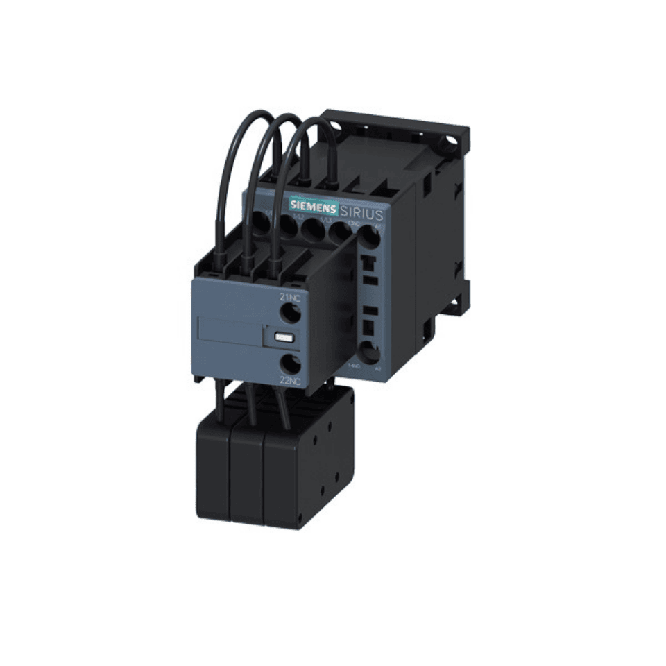 SIEMENS 3RT2617-1AP03 0..12,5kVAR 400VAC 1NO+1NC BOY S00  Kondansatör Kontaktör
