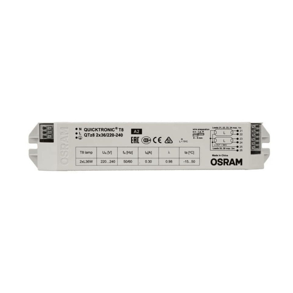 OSRAM QTz8 2*36 2x36W Elektronik Balans