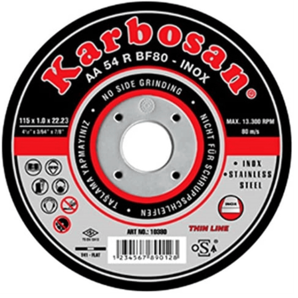 KARBOSAN 910380 İnox Kesme Taşı