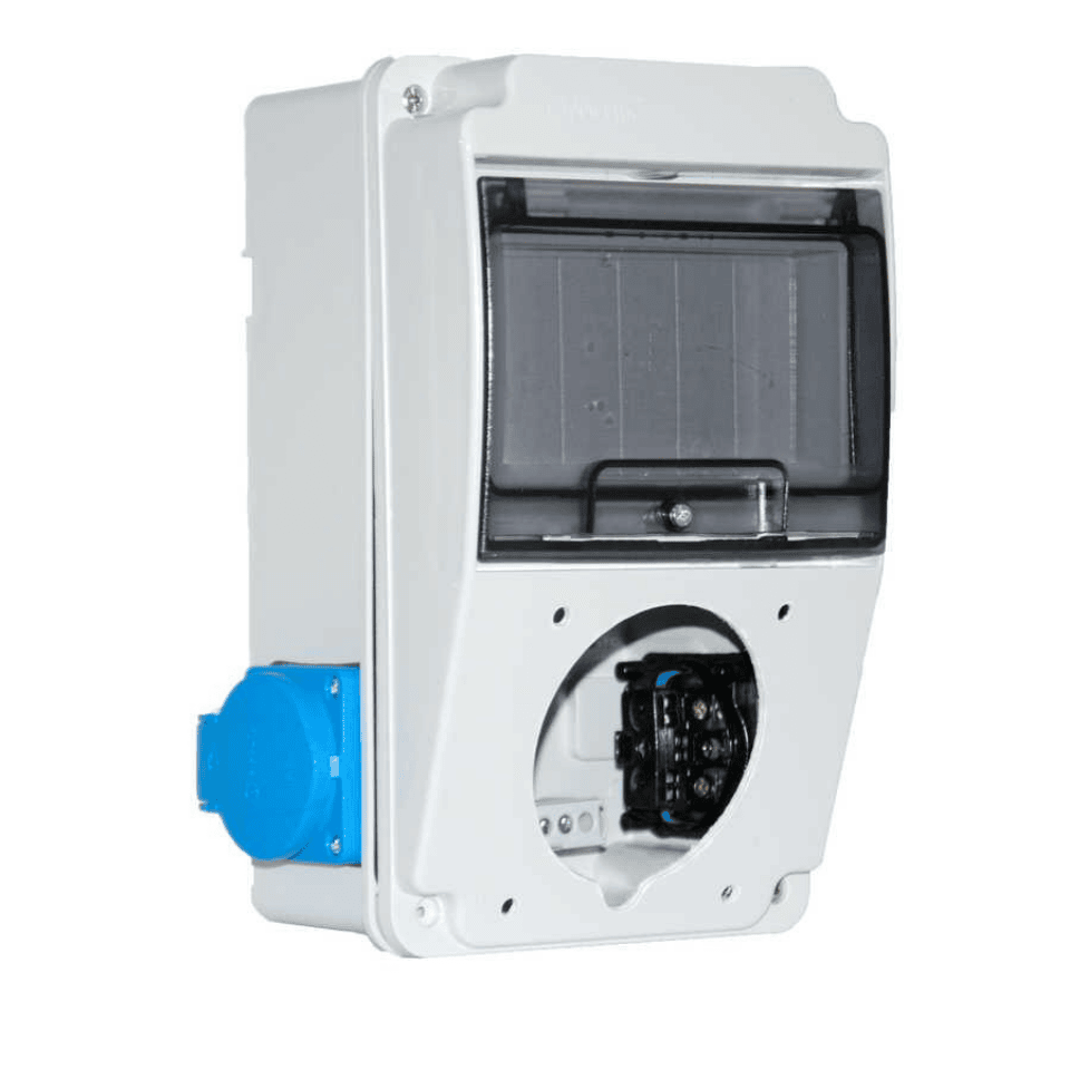 TP ELECTRIC 3320-002-1112 CEE Makine Prizi Yuvası Boş Ön 2+PP 2 Yan Pano Prizi 220X300