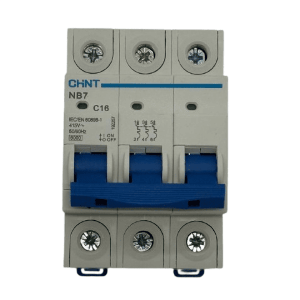 CHINT 192257 C 3x16A Otomat 6kA NB7 Serisi