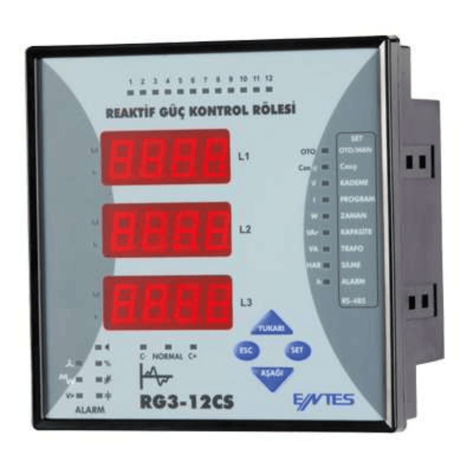 ENTES M0943 RG3 Serisi RG3-12C Reaktif Güç Kontrol Rölesi
