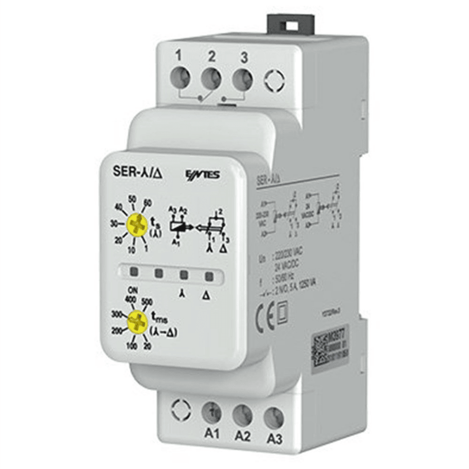 ENTES M4091 Ser-Yu Yıldız-Üçgen Zaman Rölesi
