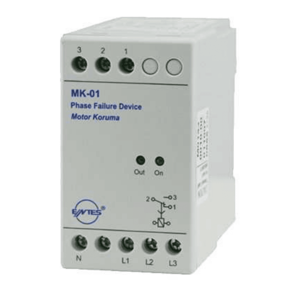 ENTES M0143 MK-01 Modeli Motor Faz Koruma Rölesi