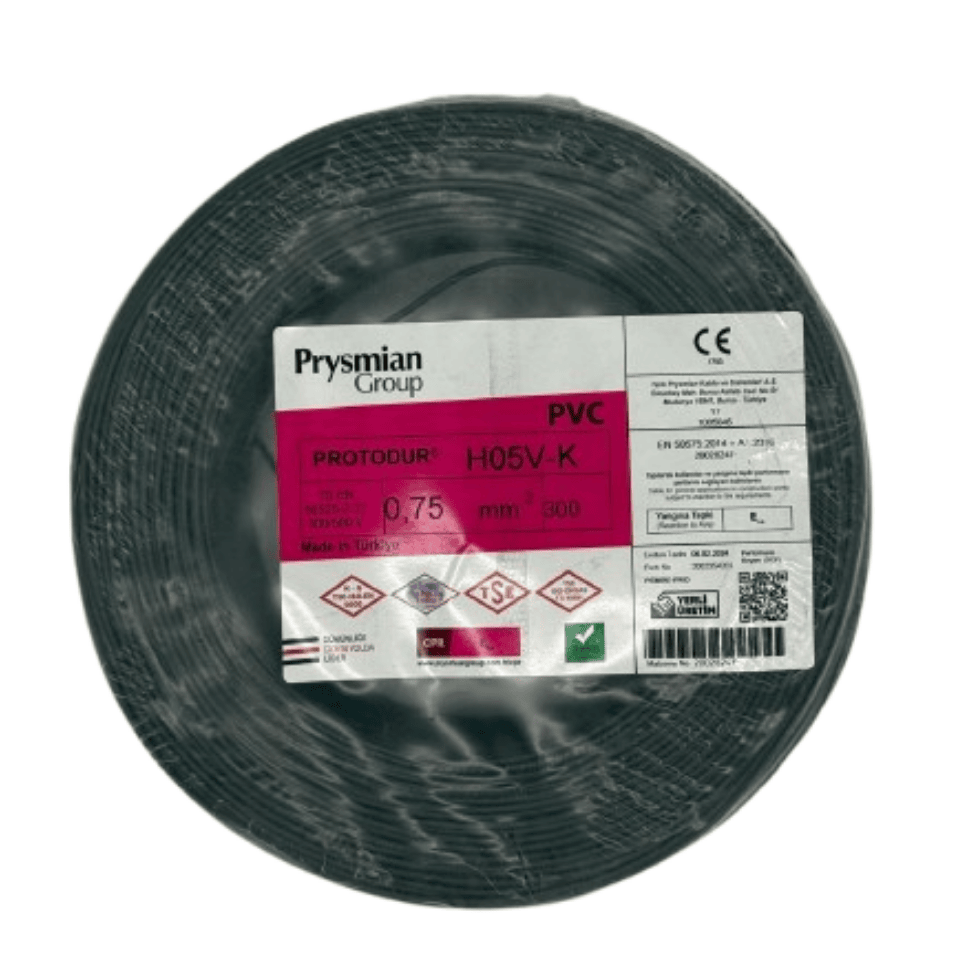 PRYSMIAN PRY/NYAF/1*0,75/SİH 1x0,75 NYAF Kablo (Siyah)