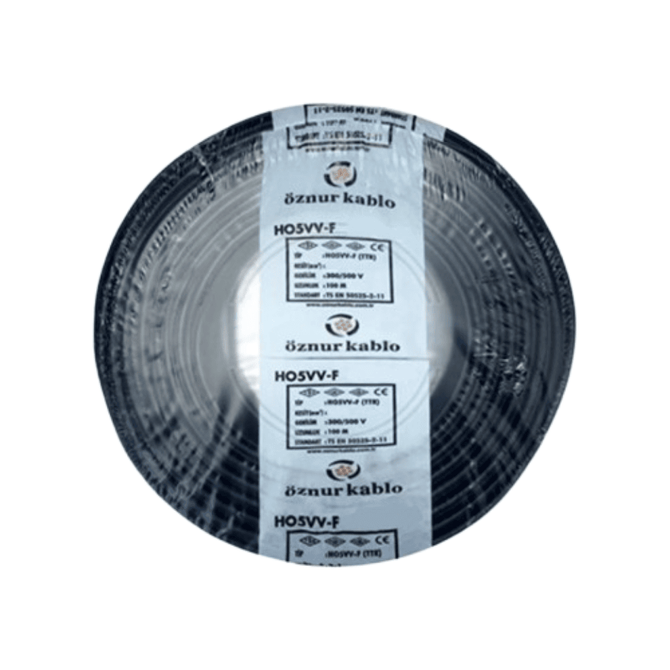 ÖZNUR ÖZ/TTR/SİY/3*2,5 3x2,5 TTR Kablo - Siyah