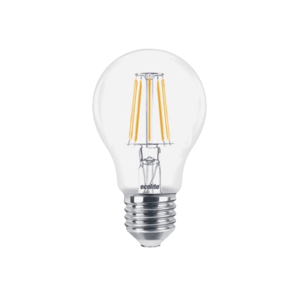 ECOLİTE A60.FL.7W.27K 7,5W E27 2700K Led Filament Ampül