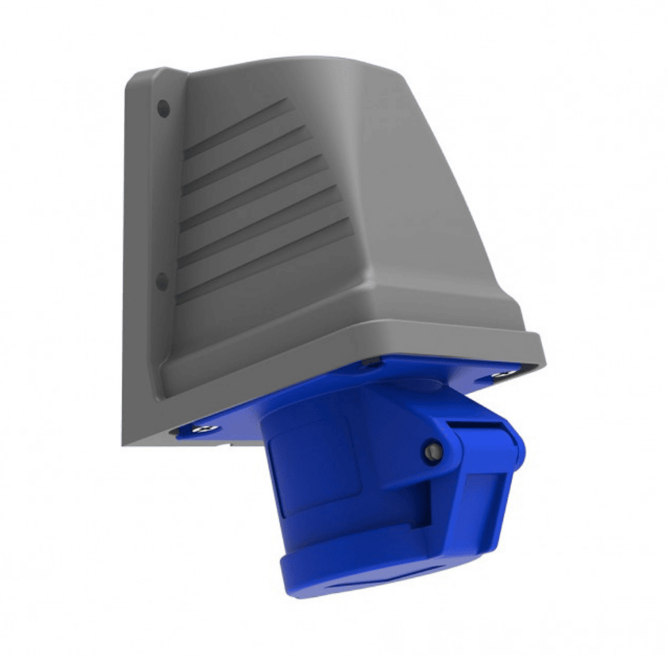 BEMİS BC1-1403-2535 3x16A 90° Eğik Duvar Prizi IP44
