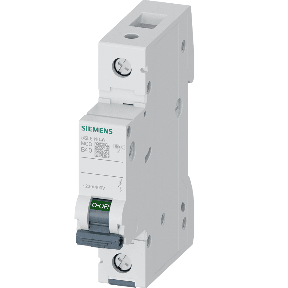 SIEMENS 5SL6140-6YA 1x40A 6KA B Tipi Otomatik Sigorta