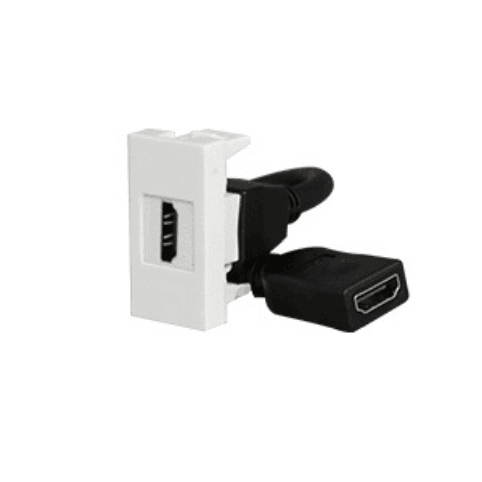 ÇETİNKAYA PANO P73 01 03 1 Modül Sonlandırılmış HDMI Prizi (Kablolu) Beyaz