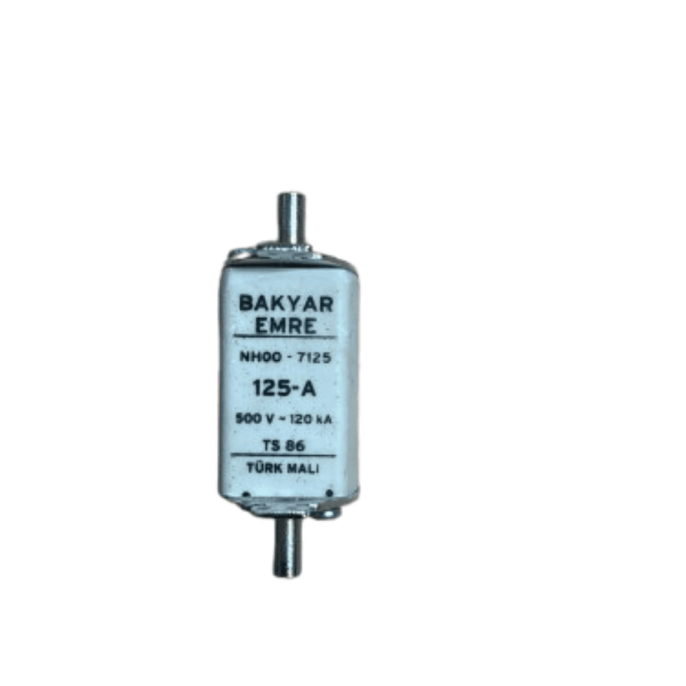 BAKYAR EMRE BE.065-125A 125A NH 00 Boy Bıçaklı Sigorta Buşonu